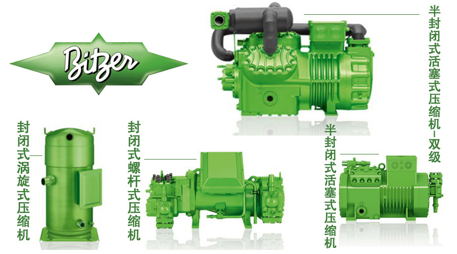 比澤爾冷凍油原裝壓縮機應用機型