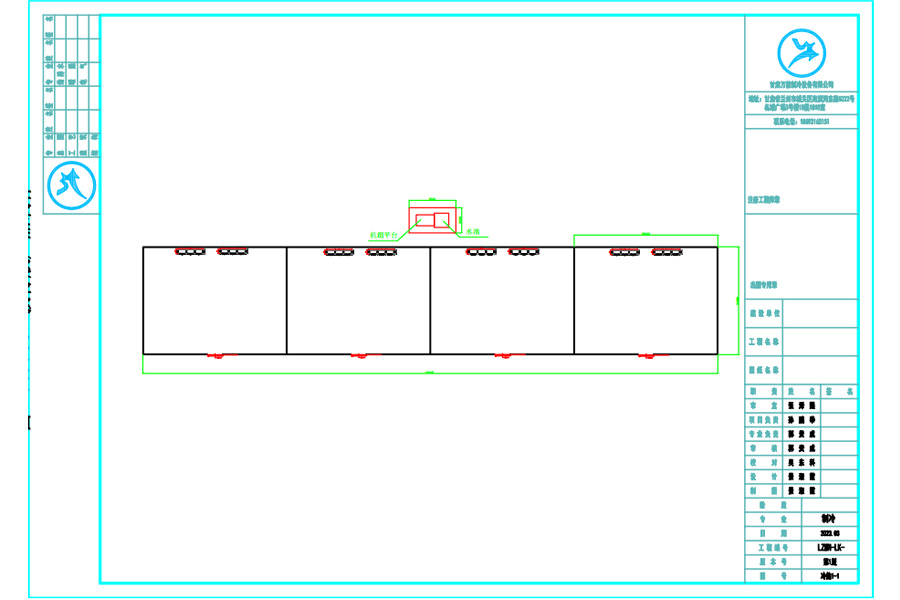 甘肅武威1200平米蔬菜保鮮冷庫設計平面圖